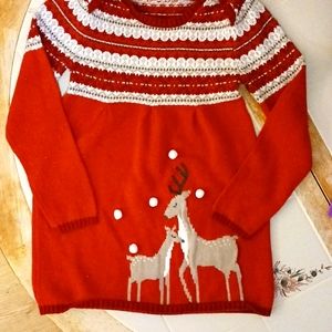 Girls Holiday Sweater Dress